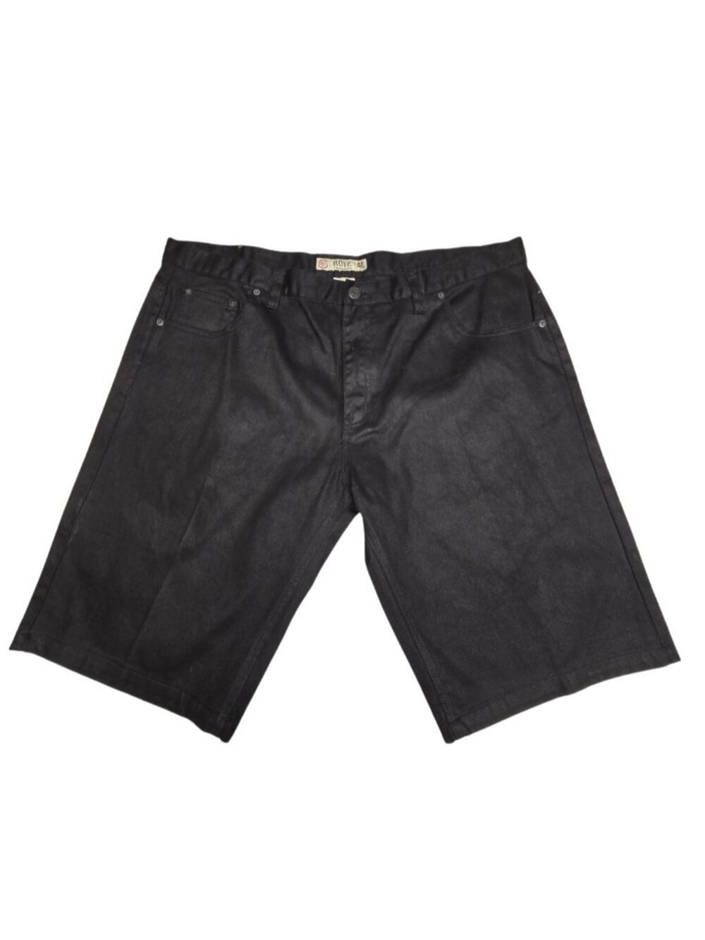 Black Jean Shorts Mens Denim Bermuda 42 Waist Tagged 46